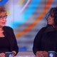 Perquita Burgess, right, appears on “The View.”